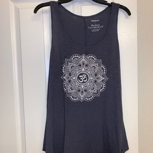 Gray Torrid Mandala tank top